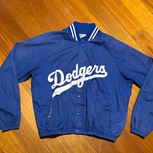 Vintage Majestic Blue Dodgers Jacket